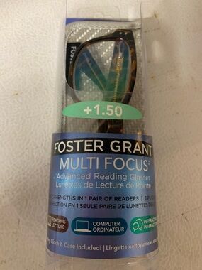 Foster Grant Reading Glasses in Tortoiseshell and Black